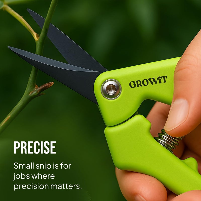 Craft911 2-Pack Stainless Steel Gardening Scissors, Pruning Shears and Clippers for Gardening - Image 3